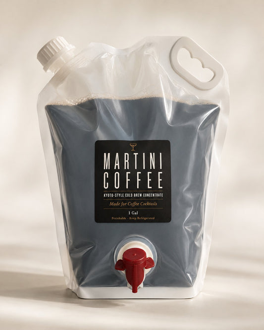 Martini Coffee - Kyoto-Style Cold Brew Coffee Concentrate - 1 Gallon